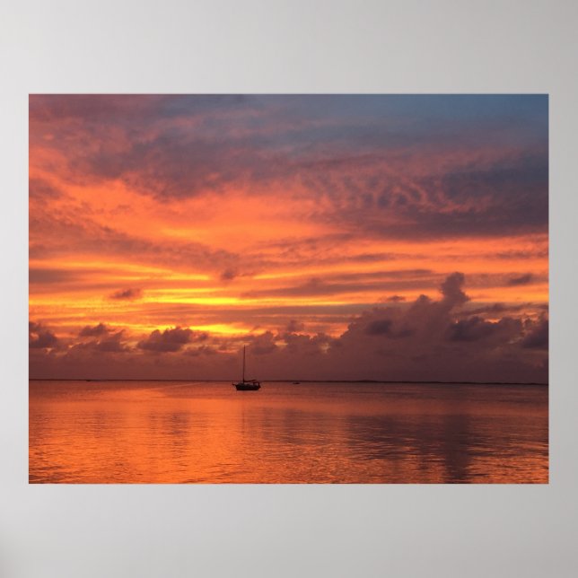 Everglades Sunset Poster (Front)