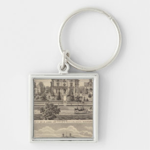 Evergreen and Guilford Place, Minnesota Key Ring