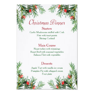 christmas dinner invitations announcements zazzle co uk christmas dinner invitations announcements zazzle co uk