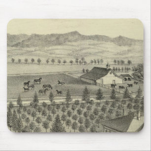 Evergreen Ave Farm Mouse Mat