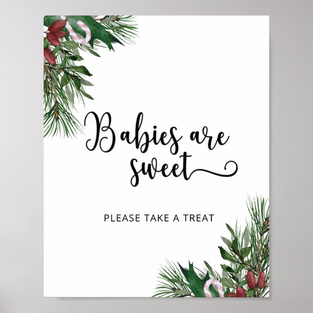 Evergreen babies are sweet poster (Front)