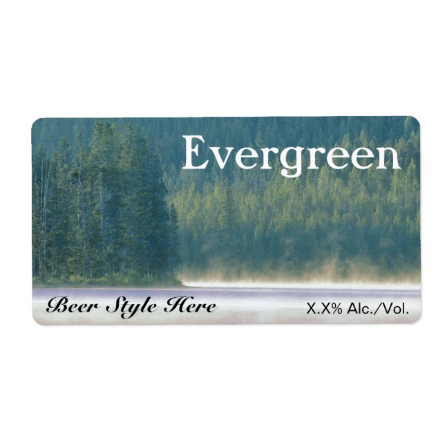 Evergreen Beer (Front)