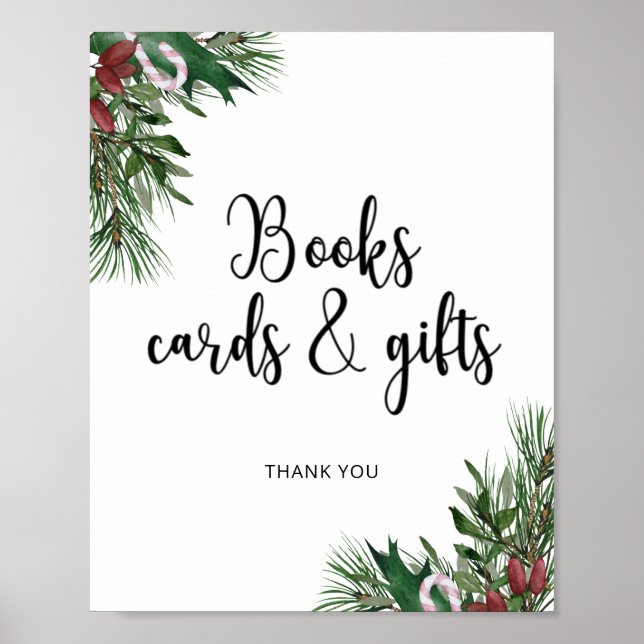 Evergreen  BOOKS CARDS AND GIFTS Poster (Front)