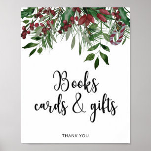 Evergreen BOOKS CARDS AND GIFTS Poster