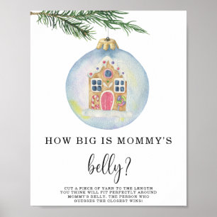 Evergreen branch - how big is mummy's belly game poster