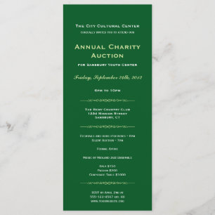 Evergreen business logo gala event corporate long invitation