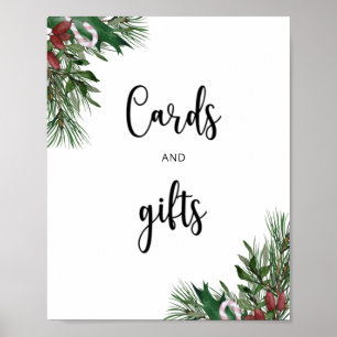 Evergreen CARDS AND GIFTS  Poster