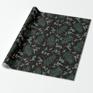 Evergreen Cheer Wrapping Paper