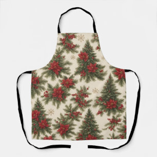 Evergreen Christmas Charm All-Over Print Apron