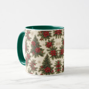Evergreen Christmas  Charm Mug