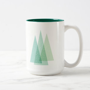 Evergreen Christmas tree holiday mug