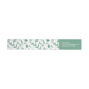 Evergreen Corners Wrap Around Label