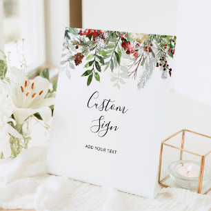 Evergreen custom sign