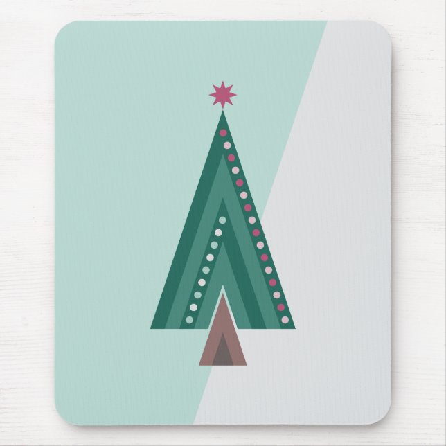 Evergreen Elegance Tree Mouse Mat (Front)