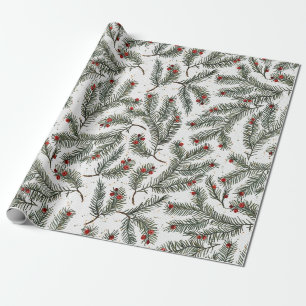 Evergreen Elegance Wrapping Paper