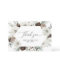 Evergreen elegant bridal shower thank you card
