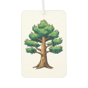 Evergreen forest car air freshener