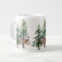 Evergreen Forest Trees
