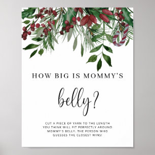 Evergreen how big is mommy's belly game poster