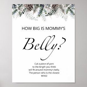 Evergreen how big is mommy's belly game poster