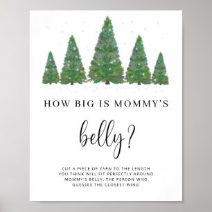 Evergreen how big is mommy's belly game  poster
