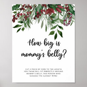 Evergreen how big is mummy's belly game poster