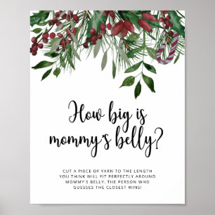 Evergreen how big is mummy's belly game poster