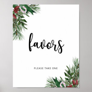 Evergreen is on the way winter Favours Poster