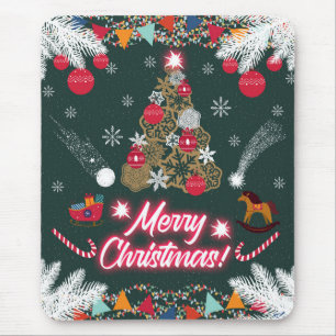 Evergreen Joy of Christmas Mouse Mat