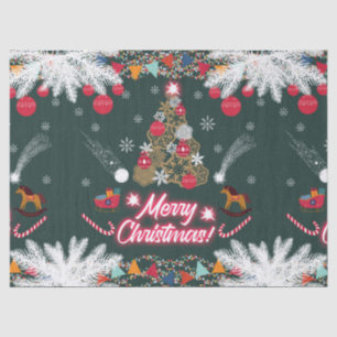 Evergreen Joy of Christmas Tissue Paper
