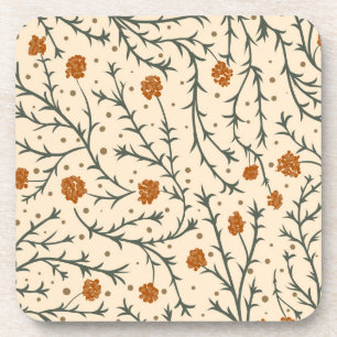 Evergreen Kisses Under the Mistletoe Coaster