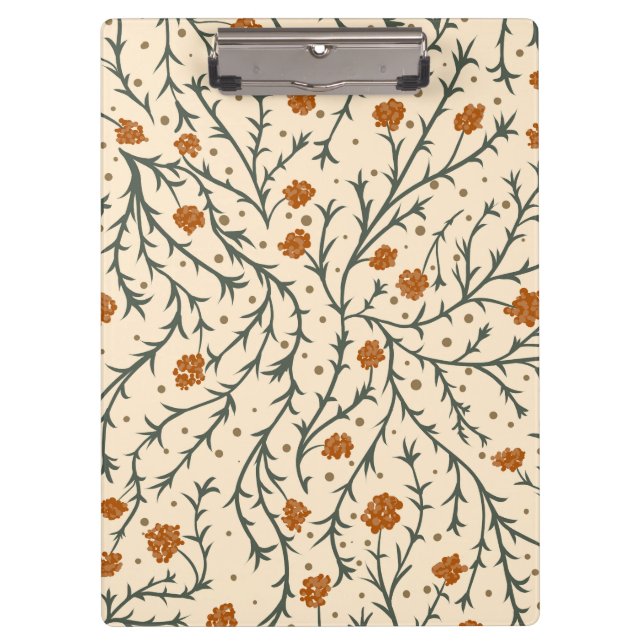 Evergreen Kisses Under the Mistletoe Heart Clipboard (Front)