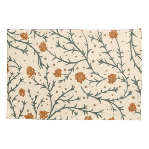 Evergreen Kisses Under the Mistletoe Pillowcase