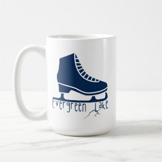 Evergreen Lake, Colorado Ice Skating  Coffee Mug