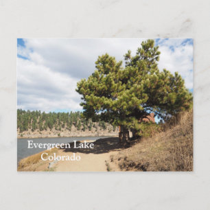 Evergreen Lake in Evergreen, Colorado Postcard