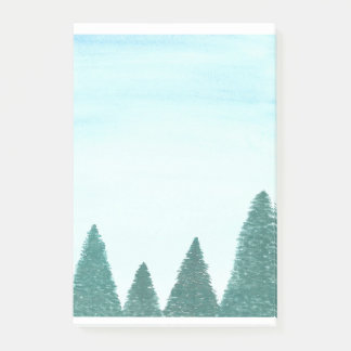 Evergreen Landscape Post-it Notes