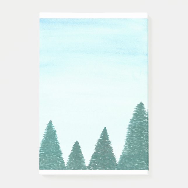 Evergreen Landscape Post-it Notes (Front)