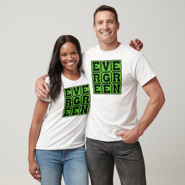 Evergreen, Leaves Year Round T-Shirt (Unisex)