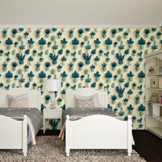 Evergreen Loft Haven | Luxury Airbnb Botanical Wallpaper