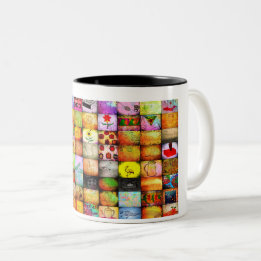 Evergreen Memories: Timeless Two-Tone Two-Tone Coffee Mug