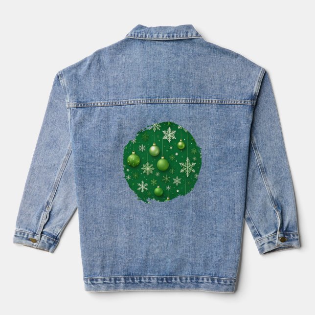 Evergreen Noel Denim Jacket (Back)
