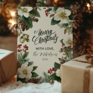 Evergreen Pinecone Holiday Celebration