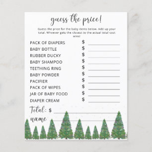 Evergreen Price Guess Game