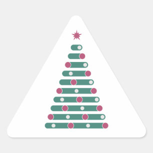 Evergreen Rhythm Triangle Sticker