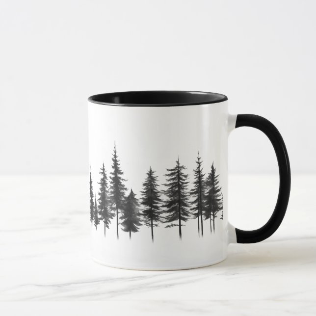 "Evergreen Serenity Mug" Mug (Right)