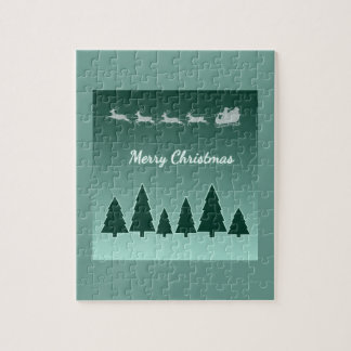 Evergreen Sleigh Holiday Puzzle Glow
