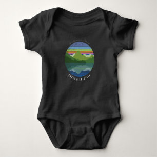 Evergreen state baby bodysuit