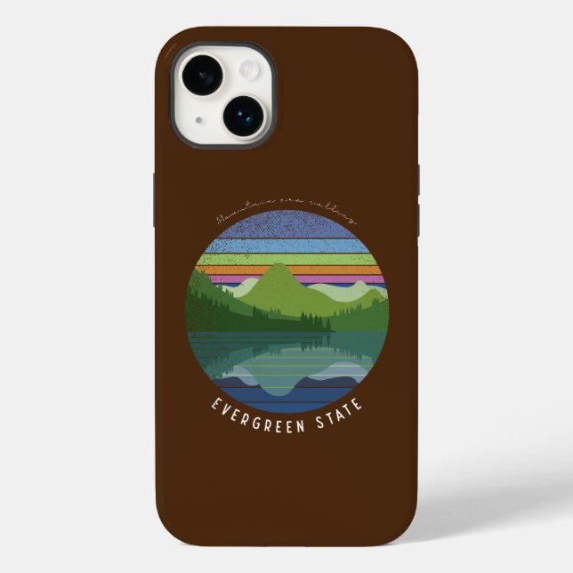 Evergreen state Case-Mate iPhone case (Back)