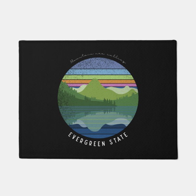 Evergreen state doormat (Front)