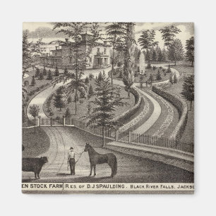 Evergreen Stock Farm, res Magnet